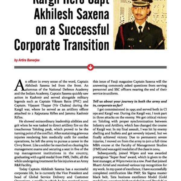 Captain Akhilesh Saxena
