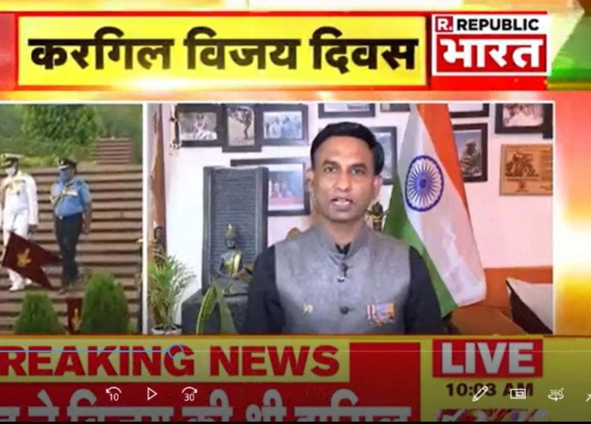 Captain Akhilesh Saxena War Veteran